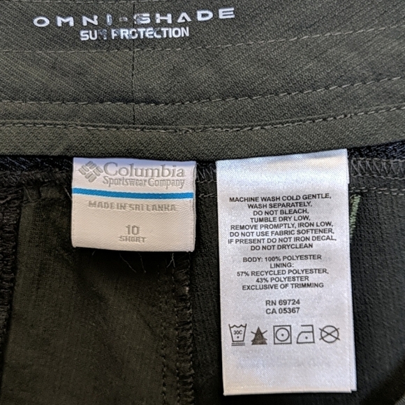 Columbia Omni shade Sun protection pants shorts - Picture 5 of 6